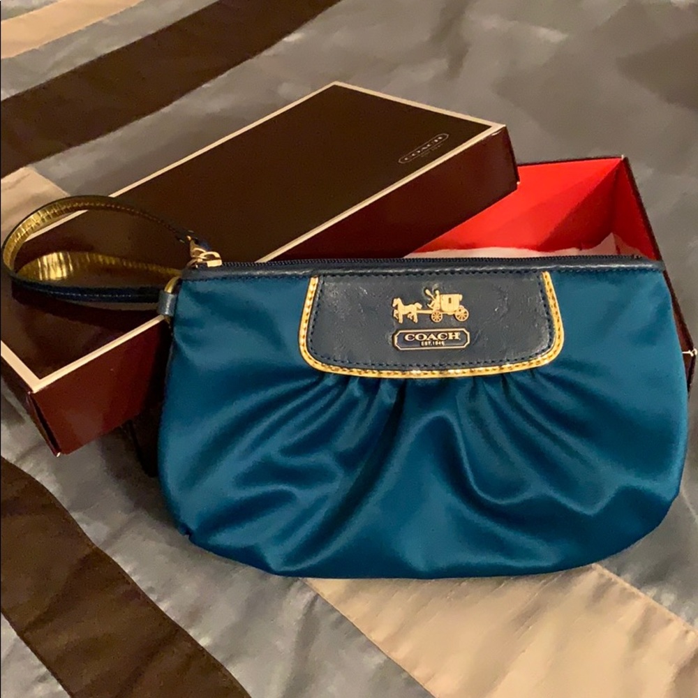 Coach Satin Wristlet